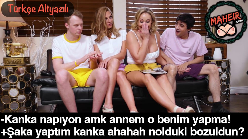 Arkadaşının Annesinin Elini Sikine Değdirerek Şaka Yapıyor