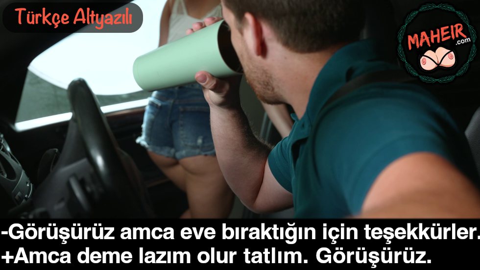 Kızımın Arkadaşını Eve Bıraktım Arabadan İnerken Götüne Baktım