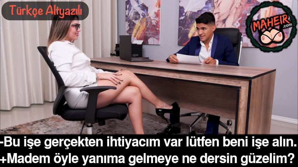 Şirketin Çaycısı Patron Taklidi Yapıp İş İçin Gelen Hatunu Götürüyor